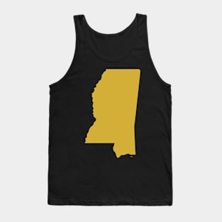 Messissippi state map Tank Top